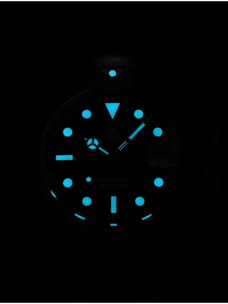 San Martin Water Ghost — Premium Automatic Diver, Sapphire Crystal, 200M Waterproof, 40mm