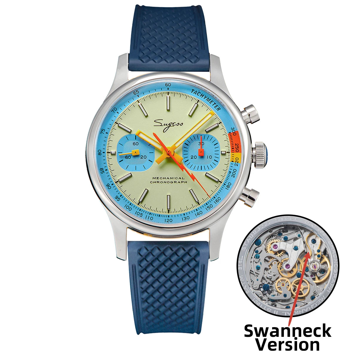 Built for the Cockpit — Sugess ST19 Swanneck Chronograph, Hand Wind, Sapphire