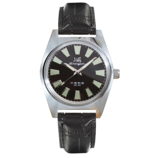 Shanghai 7120 hand-wind retro dress watch, a watch gift for him