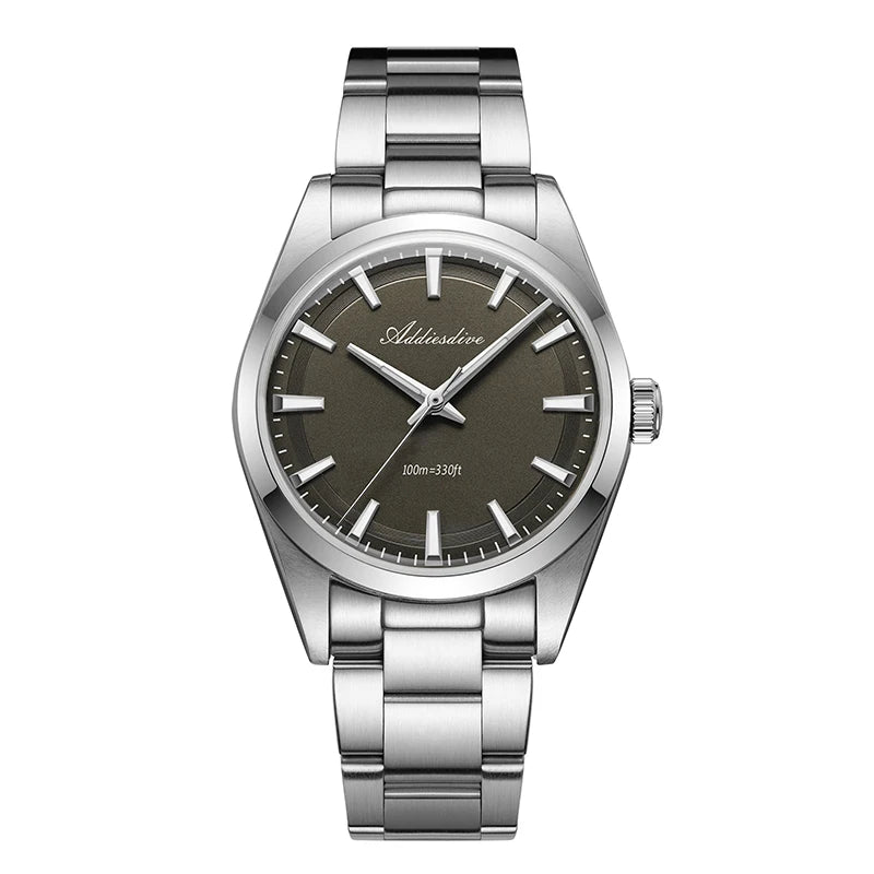 AD2066 Men'S Luxury Watch VH31 10Bar Waterproof BGW9 Super Luminous 316L Stainless Steel Reloj Hombre Quartz Watches