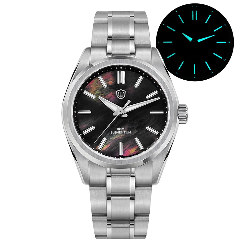 WD0003C New Ice Crystal Titanium Dial Luxury Watch VH31 Movement Sapphire Crystal 100M Waterproof Men'S Quartz Watch