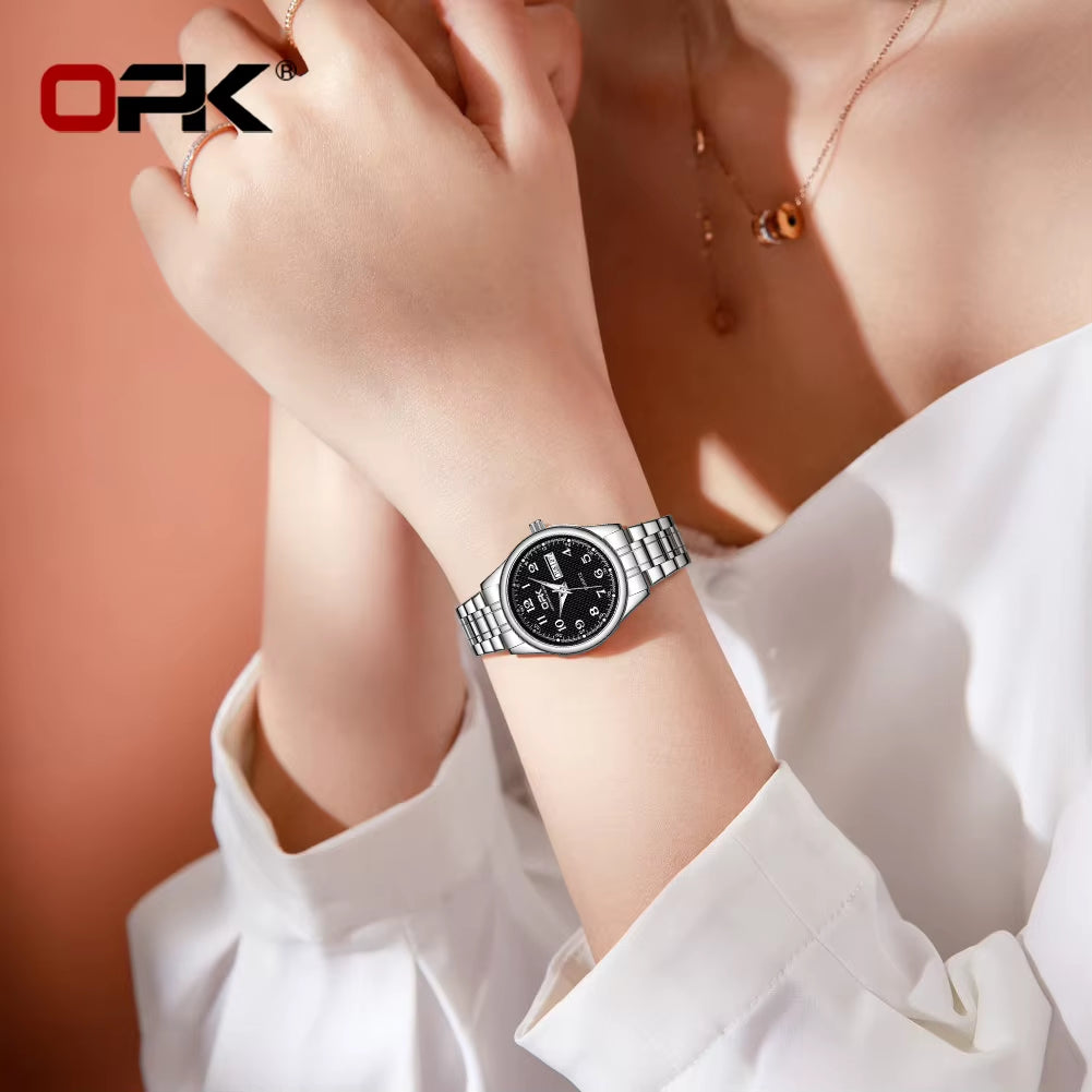 8110 Watch for Women Quartz Watch Waterproof Classic Luxury Brand Ladies Watch Stainless Steel Strap Watches Reloj Mujer