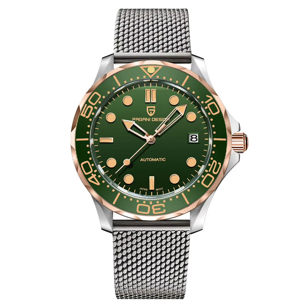 Men Watches 2026 New 007 Retro Luxury Automatic Watch for Men Mechanical Wristwatch Men Stainless Steel Waterproof