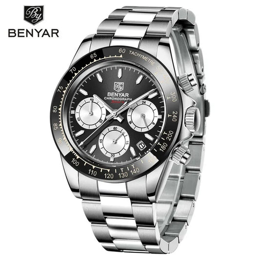 Relojes Hombre 2026  New Watches Men Luxury Brand Chronograph Male Sport Watches Waterproof Stainless Steel Quartz Watch