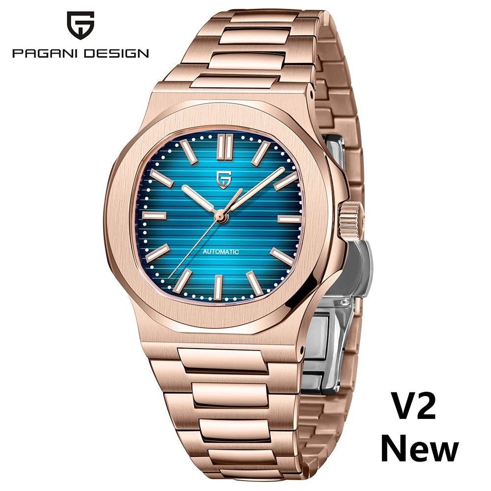 2025 New Men'S Watches Luxury Automatic Watch for Men Mechanical 40MM Wristwatch Stainless Steel AR Sapphire Glass