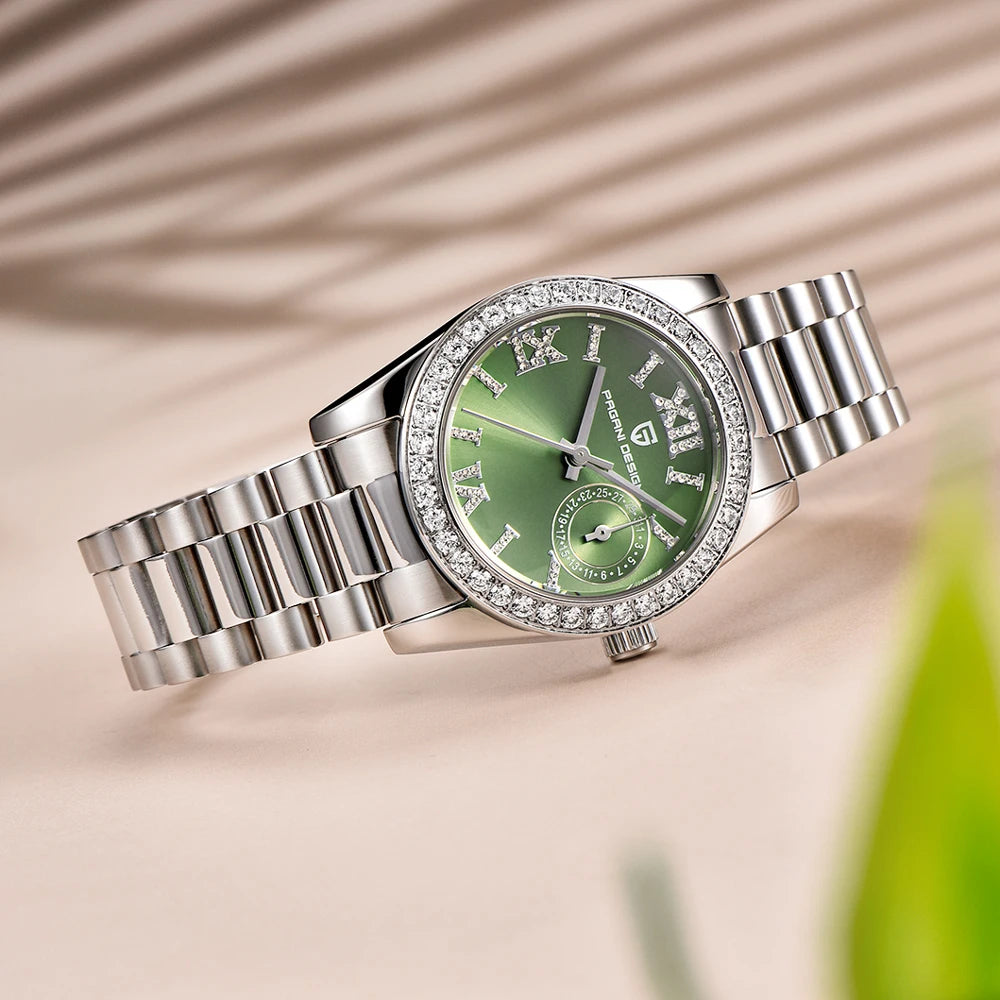 2025 New  Women'S Watches Luxury Quartz Watch for Woman Elegant Fashion Wristwatch Ladies Gift AR Sapphire Mirror
