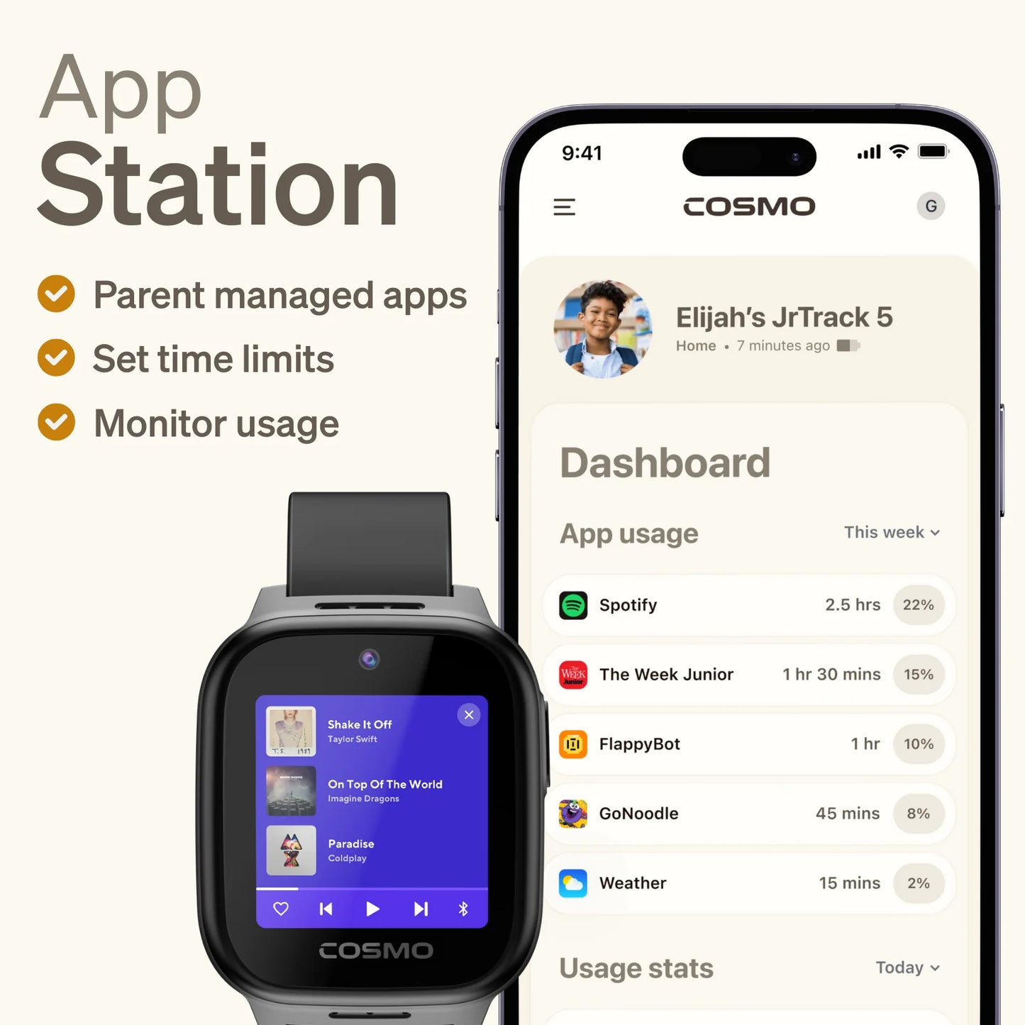 Jrtrack 5 Kids Smart Watch