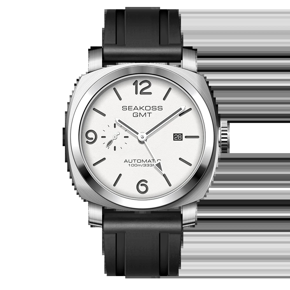 GMT Men‘S Diving Automatic Mechanical Watches Seagull ST2557 Movement 316L Super Luminous Calendar 10Bar Reloj Homber