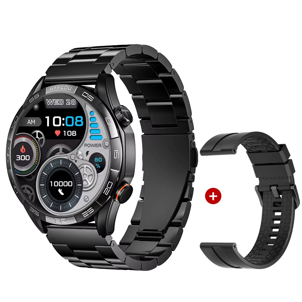 Solar 5 Voice Calling Smartwatch 1.58'' AMOLED Display 60Hz Smart Watch 24H Health Monitoring Sports Smartwatch for Men