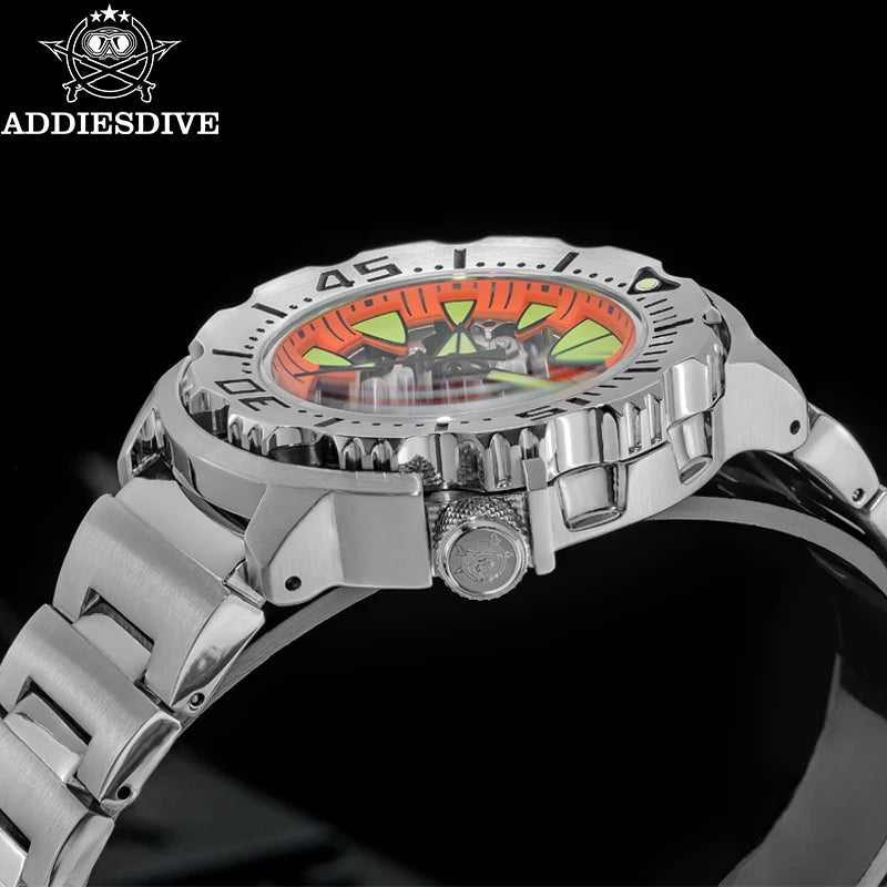 Luxury Men'S Skeleton Automatic Watch Sapphire Glass BGW9 Luminous Diver'S Watch 200M Men Analog Mechanical Watches