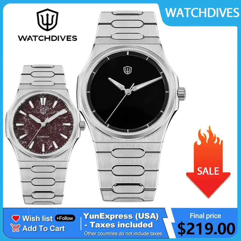Premier WD0016B Men Watch Square-Block Faceted Dial Original Design Luxury Watches VH31 Sweep Second Quartz Movement