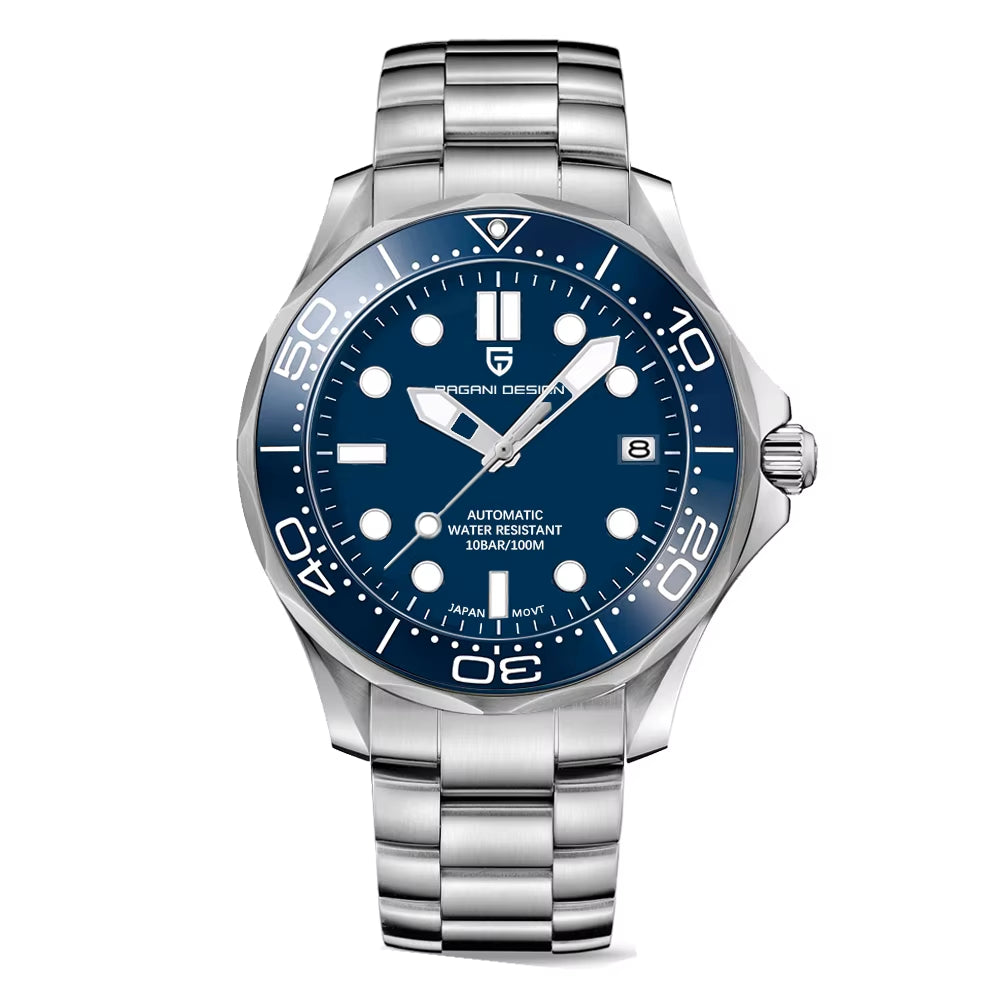 Men Watches 2026 New 007 Retro Luxury Automatic Watch for Men Mechanical Wristwatch Men Stainless Steel Waterproof