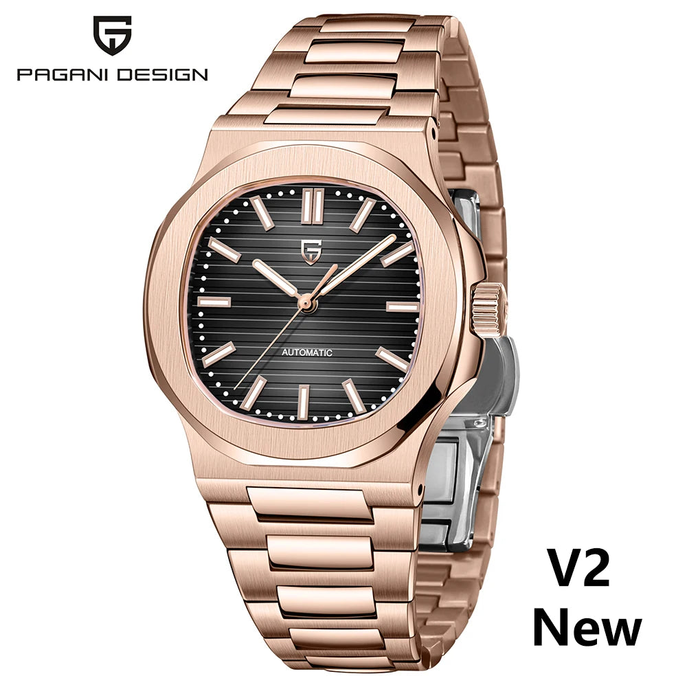 2025 New Men'S Watches Luxury Automatic Watch for Men Mechanical 40MM Wristwatch Stainless Steel AR Sapphire Glass