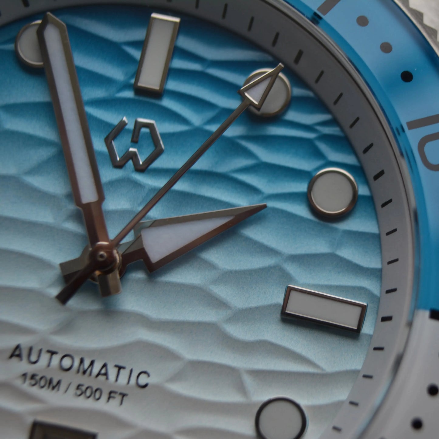 Wishdoit 9012G — Automatic Diver Watch, Ripple Dial, 40mm Case, Miyota Movement, Sapphire
