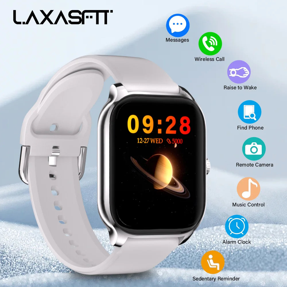 H9 Smart Watch Men Women Sports Fitness Tracker 2.01 Inch HD Screen Bluetooth Talking Smart Watch for Android IOS