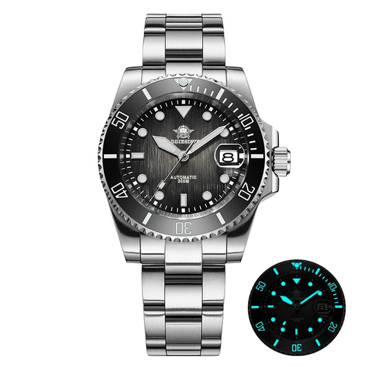 Luxury Fashion Diver Automatic Mechanical Watch Sunburst Dial 200M Waterproof Men'S Watches Relogio Masculino AD2536
