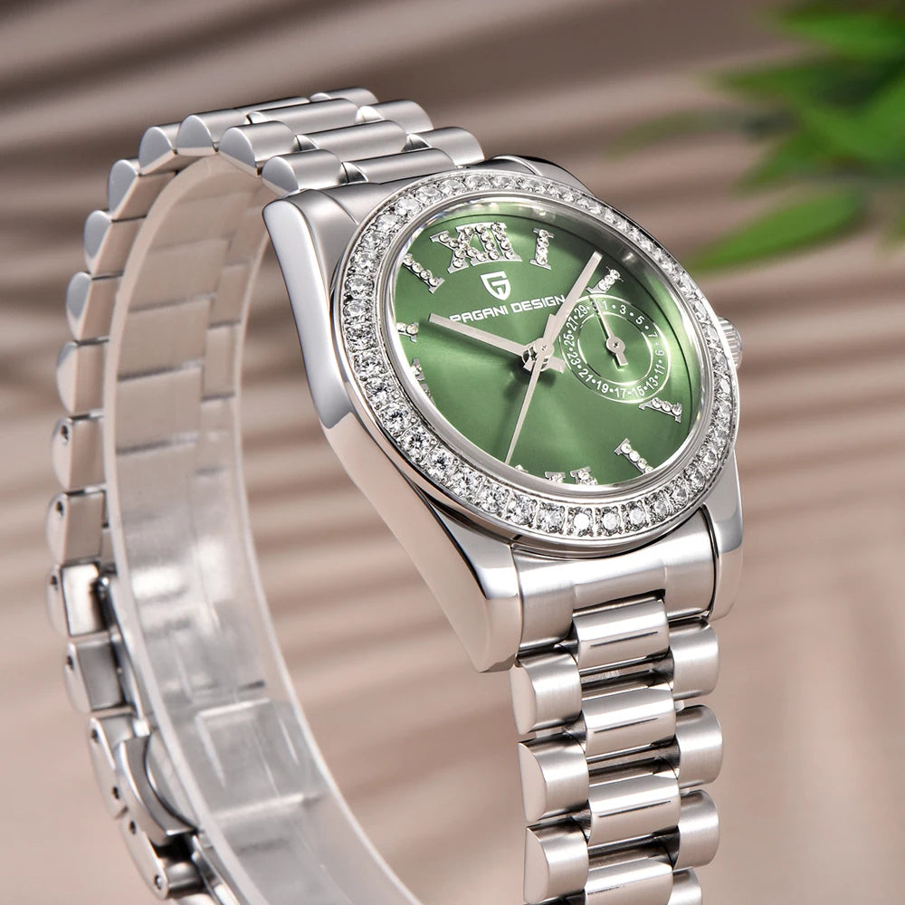 2025 New  Women'S Watches Luxury Quartz Watch for Woman Elegant Fashion Wristwatch Ladies Gift AR Sapphire Mirror