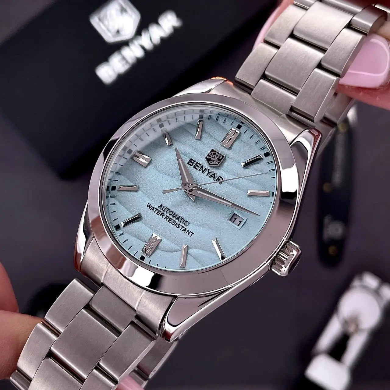 2024 Sand Road Hot Selling 40MM Mechanical Watch 316L Stainless Steel 50M Waterproof Men'S Z Automatic Mechanical Watch