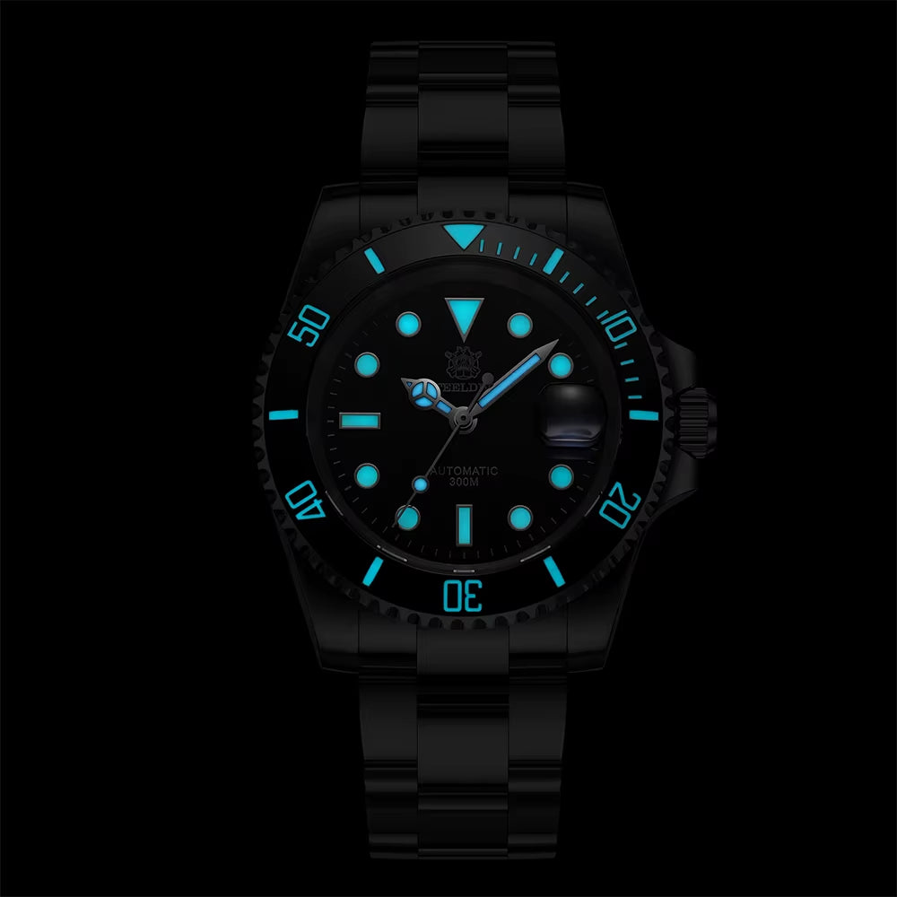SD1953 Gray Dial Stainless Steel NH35 Watch  40.5Mm  Brand Sapphire Glass Men Diver Watches Hombre