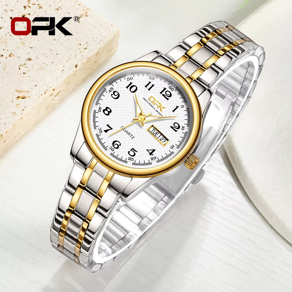8110 Watch for Women Quartz Watch Waterproof Classic Luxury Brand Ladies Watch Stainless Steel Strap Watches Reloj Mujer
