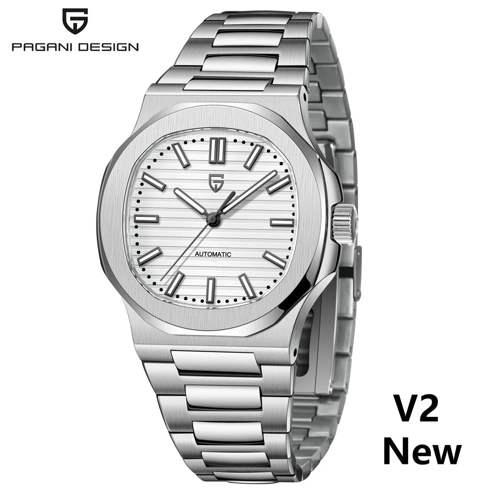 2025 New Men'S Watches Luxury Automatic Watch for Men Mechanical 40MM Wristwatch Stainless Steel AR Sapphire Glass