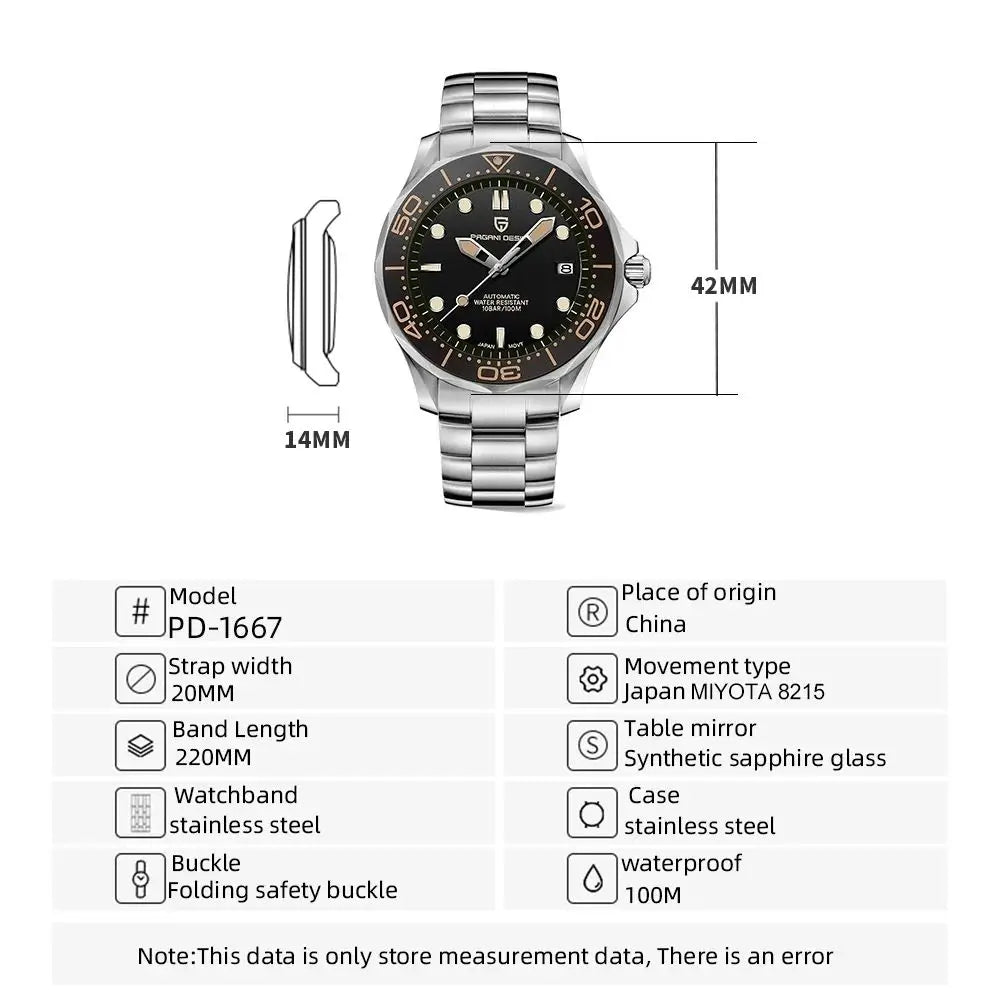 Men Watches 2026 New 007 Retro Luxury Automatic Watch for Men Mechanical Wristwatch Men Stainless Steel Waterproof
