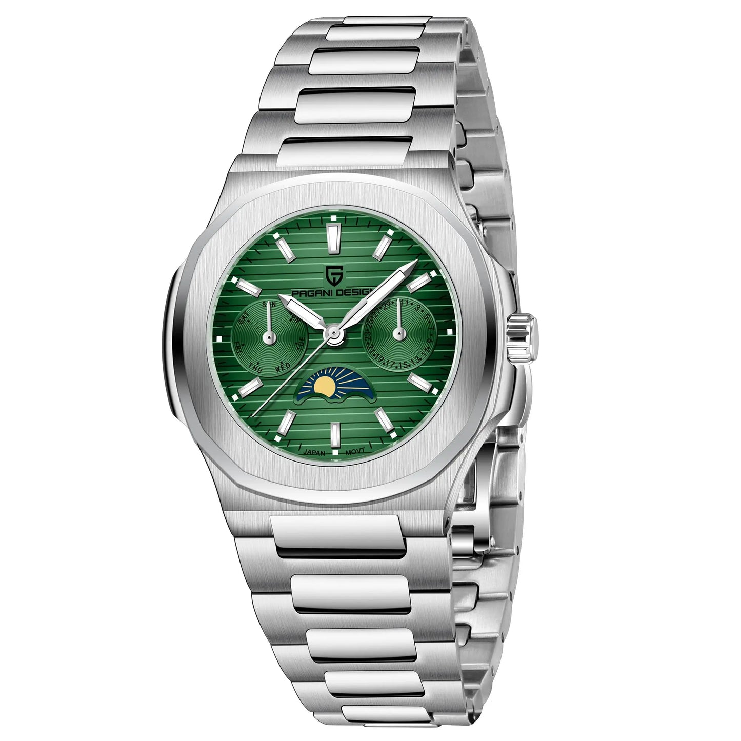 Women'S Watches Luxury Quartz Watch for Women Multifunctional Chronograph Moon Phase Automatic Date Ladies Watchsss