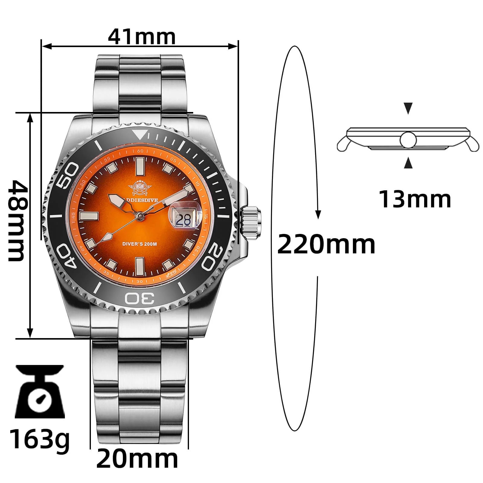 ADDIESDIVE 41Mm Quartz Dive Watch AD2089