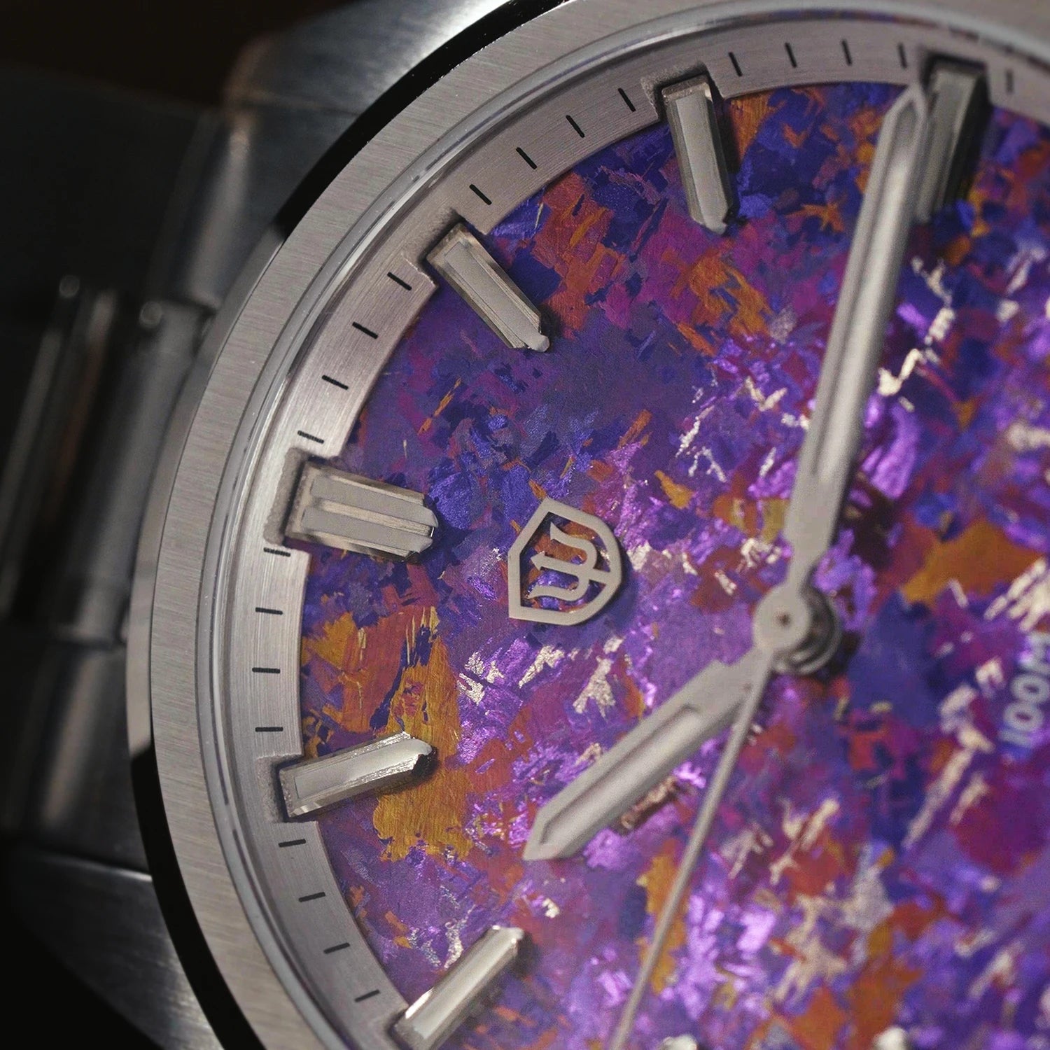 WD0003C New Ice Crystal Titanium Dial Luxury Watch VH31 Movement Sapphire Crystal 100M Waterproof Men'S Quartz Watch