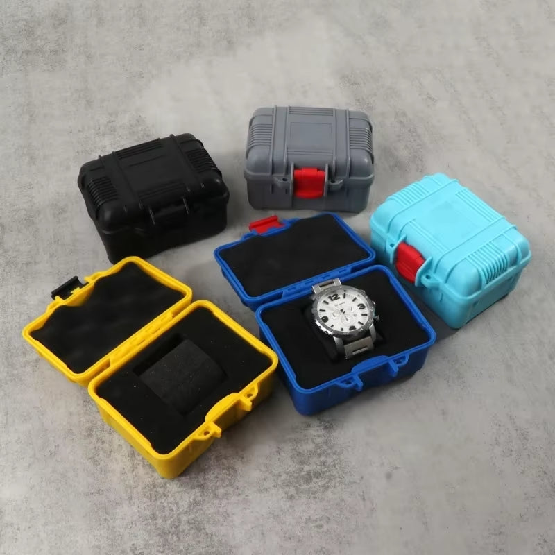 1 Slot Impact-Resistant Watch Box Waterproof Watch Plastic Watch Storage Box ABS Material for Travel Watch