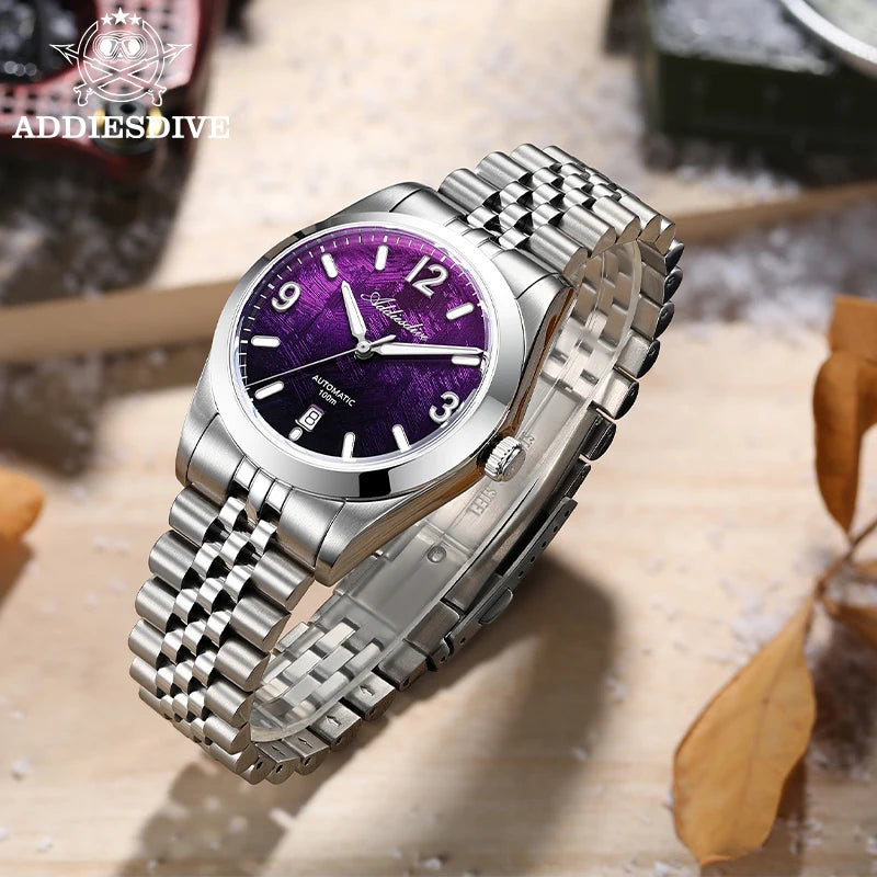 2026 New Men'S Automatic Mechanical Watch 100M Waterproof Sapphire Crystal Calendar Super Luminous Dive Male Watches