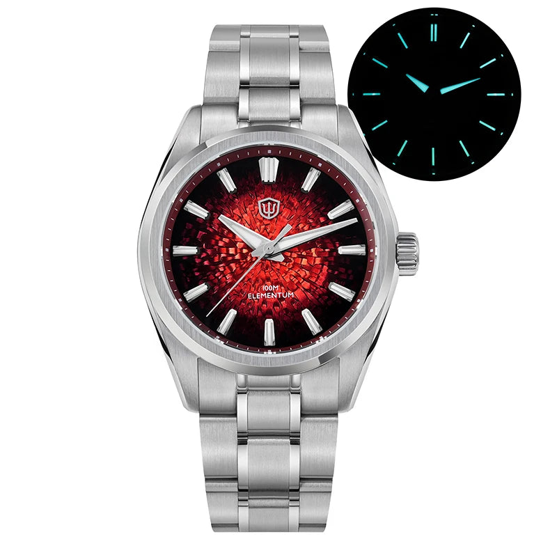 WD0003C New Ice Crystal Titanium Dial Luxury Watch VH31 Movement Sapphire Crystal 100M Waterproof Men'S Quartz Watch