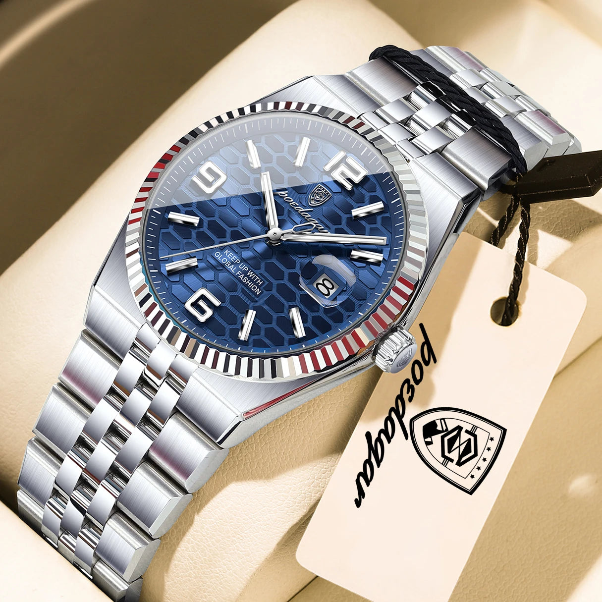 Casual Women'S Watches Luxury Stainless Steel Date Watch for Woman Luminous Waterproof Quartz Fashion Ladies Wristwatch