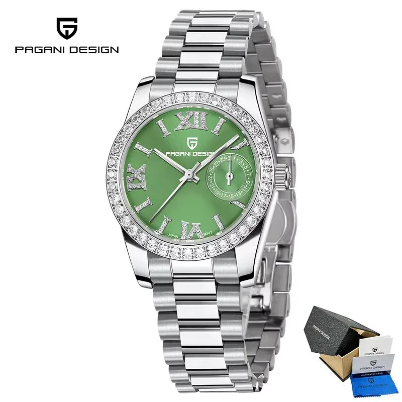 2025 New  Women'S Watches Luxury Quartz Watch for Woman Elegant Fashion Wristwatch Ladies Gift AR Sapphire Mirror
