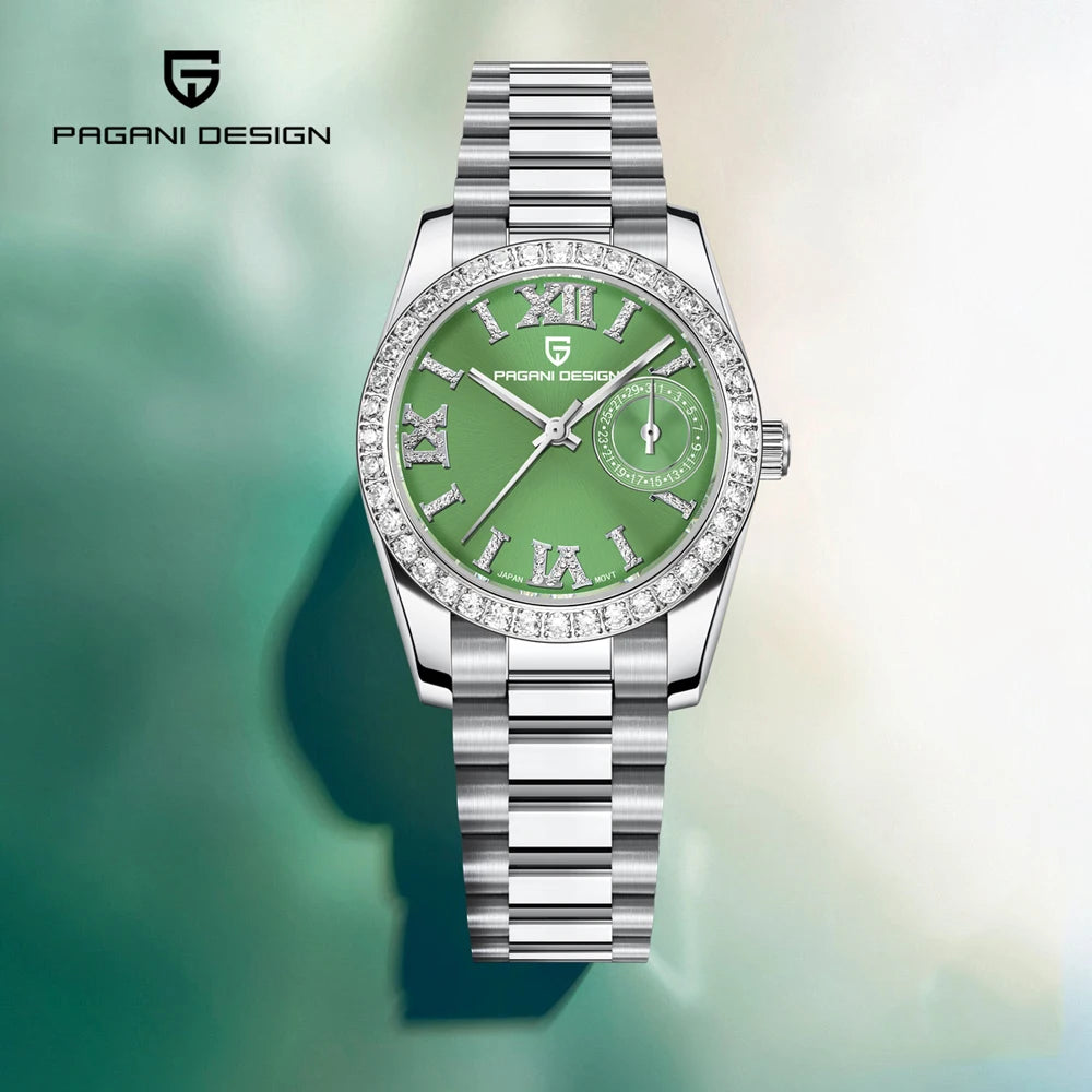 2025 New  Women'S Watches Luxury Quartz Watch for Woman Elegant Fashion Wristwatch Ladies Gift AR Sapphire Mirror