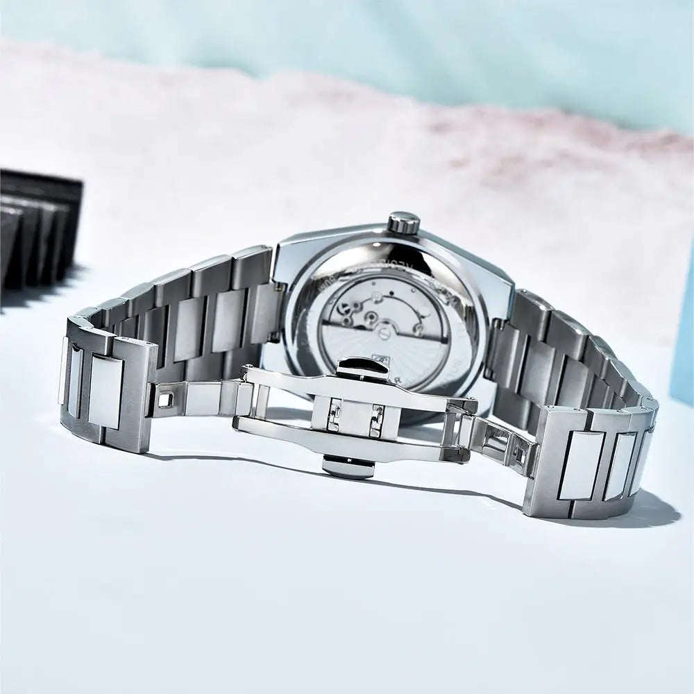 Watch Mechanical Wristwatch Stainless Steel Brand Watches Fashionable with Calendar Watch for Men BY5203