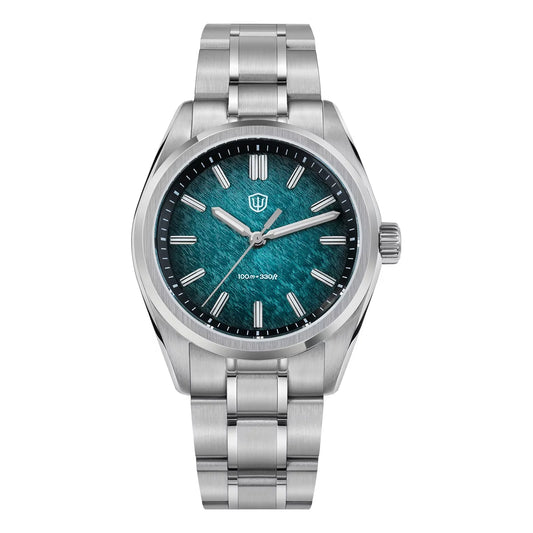 WD0003C New Ice Crystal Titanium Dial Luxury Watch VH31 Movement Sapphire Crystal 100M Waterproof Men'S Quartz Watch