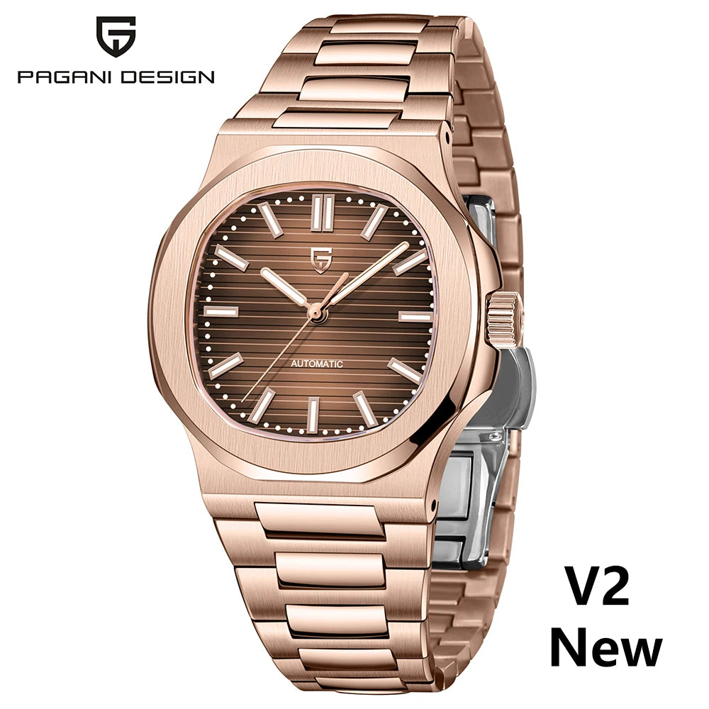 2025 New Men'S Watches Luxury Automatic Watch for Men Mechanical 40MM Wristwatch Stainless Steel AR Sapphire Glass