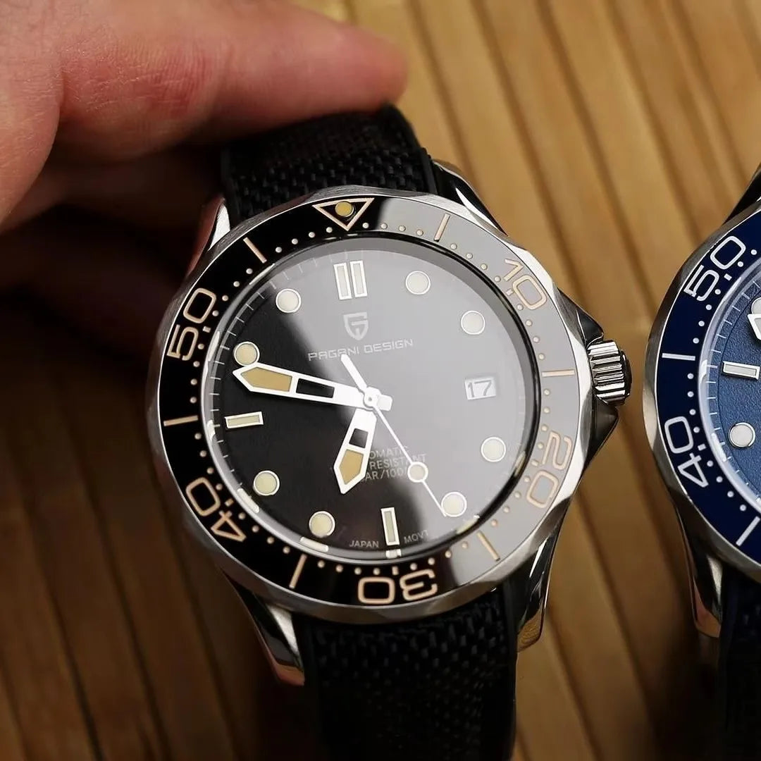 Men Watches 2026 New 007 Retro Luxury Automatic Watch for Men Mechanical Wristwatch Men Stainless Steel Waterproof