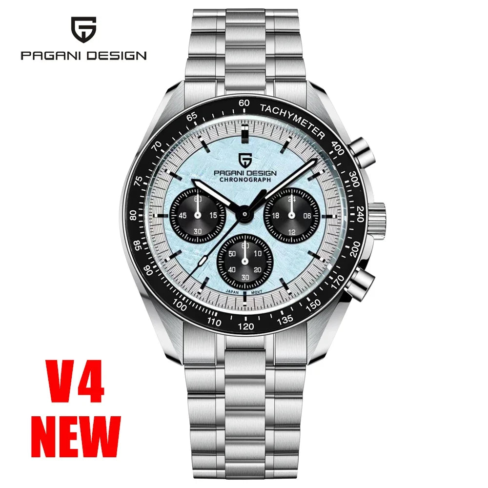 2026 New AK Project Men'S Watches Luxury Quartz Wrist Watch for Men AR Sapphire Speed Chronograph Automatic Date