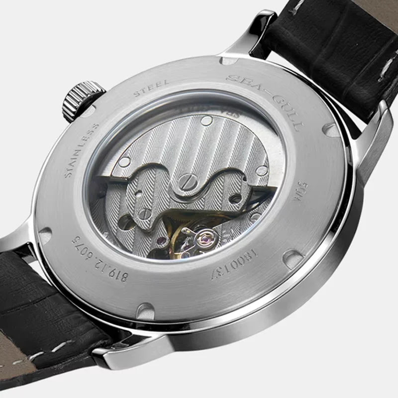 Iconinc Sea-Gull 6075 — In-House Automatic Dress Watch, Sapphire Crystal, 40mm Case