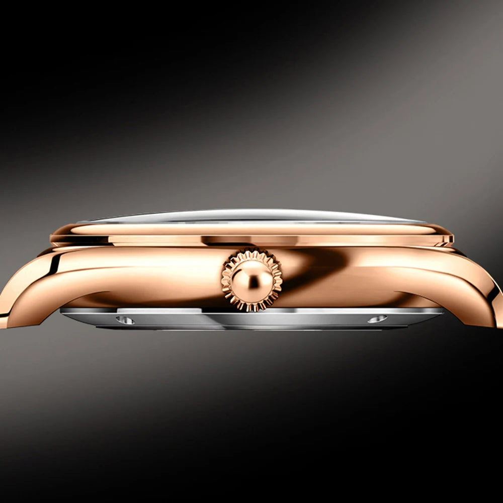 LOBINNI 1810 — Genuine Automatic Moonphase, Sapphire Crystal, 316L Steel, Dress Watch [Colour Options]