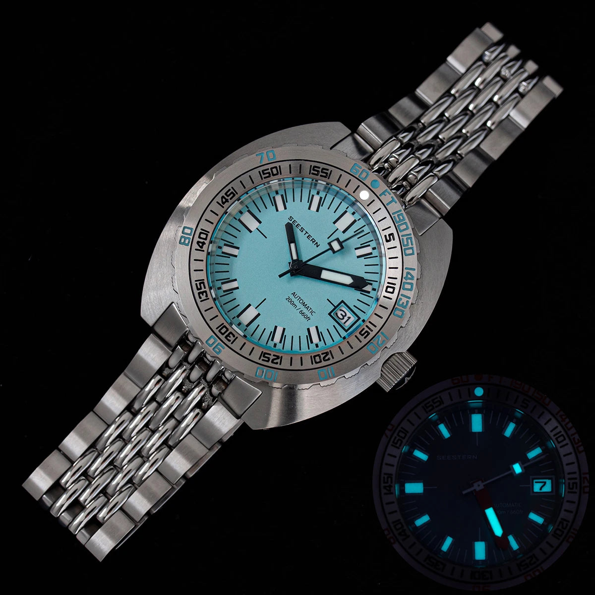 Seestern SUB300T — A True Diver's Watch, Genuine NH35A, 200m Sapphire [Multiple Colour Options]