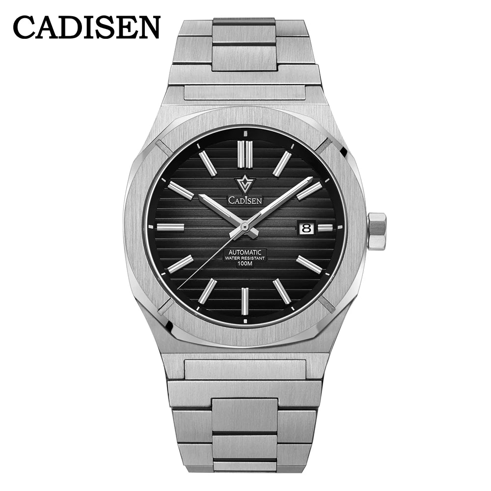 Cadisen C8200 — German-Designed Automatic Watch, Octagonal Case, Genuine Miyota Movement, Sapphire Crystal