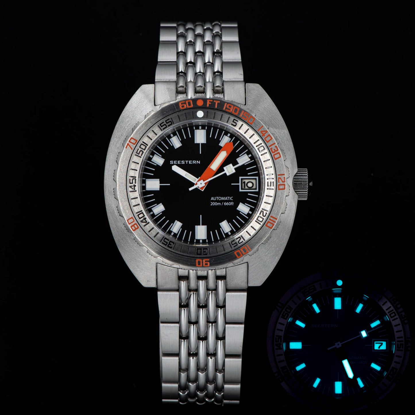 Seestern SUB300T — A True Diver's Watch, Genuine NH35A, 200m Sapphire [Multiple Colour Options]