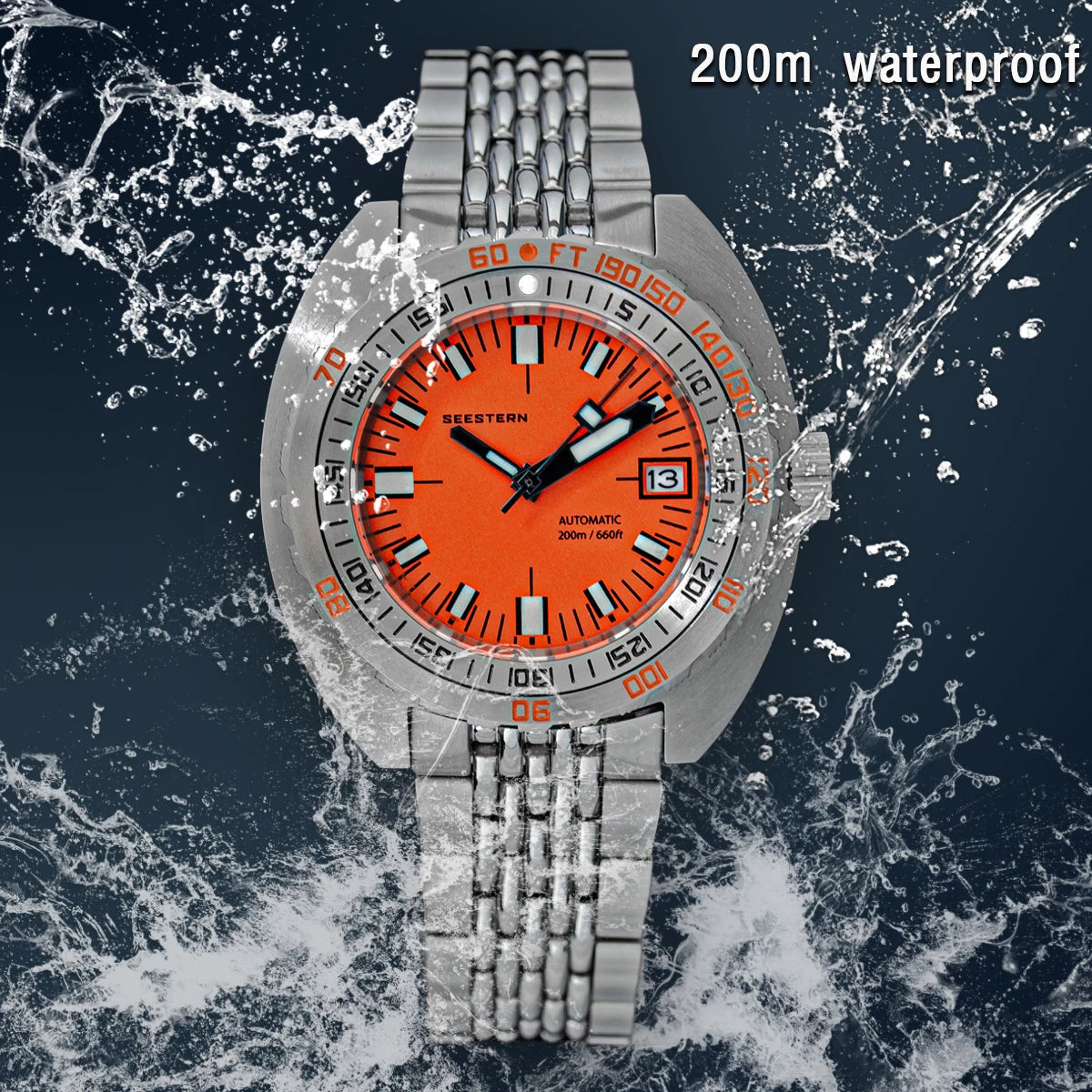 Seestern SUB300T — A True Diver's Watch, Genuine NH35A, 200m Sapphire [Multiple Colour Options]
