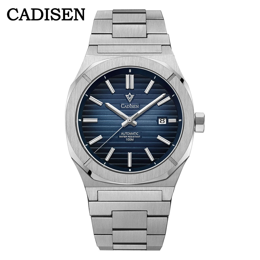 Cadisen C8200 — German-Designed Automatic Watch, Octagonal Case, Genuine Miyota Movement, Sapphire Crystal