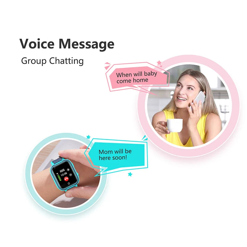 Peace of Mind on Their Wrist — 4G Kids Smart Watch, GPS Tracker, Video Calling & SOS