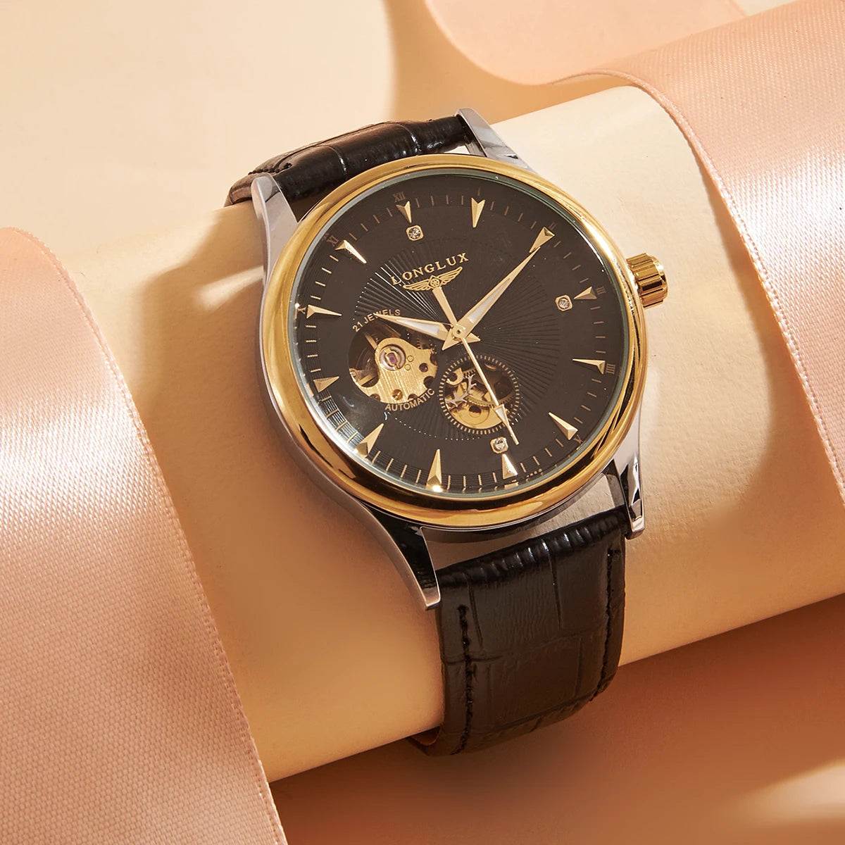 Classic Dress Watch — Automatic, Open Heart Dial, Exhibition Case Back, Roman Numerals [Colour Options]