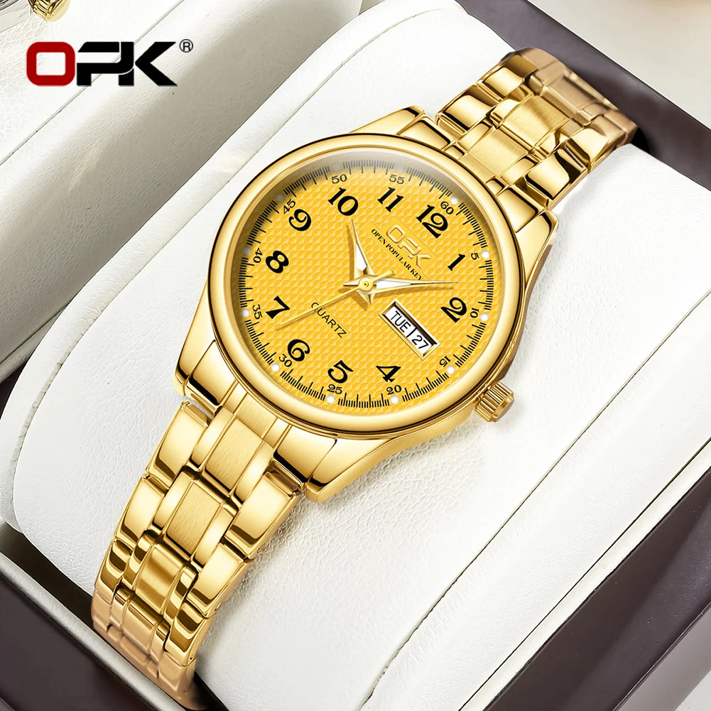 Stunning OPK 8110 — Timeless Women's Watch, Double Calendar, Perfect Everyday Gift